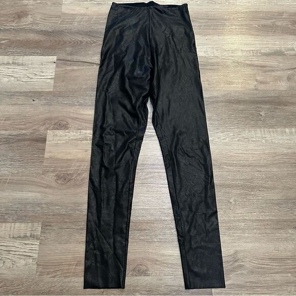 COMMANDO Control Legging Women Medium Faux Leather Extra High Waist Black - Picture 2 of 7